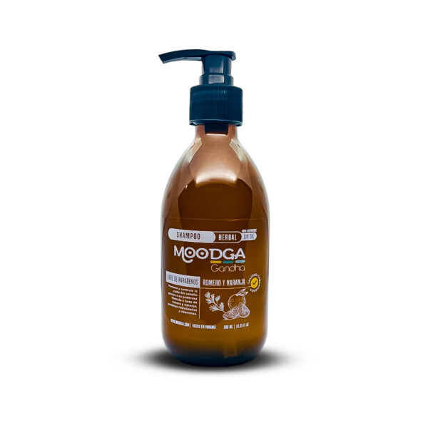 Shampoo Natural Herbal de Romero y Naranja
